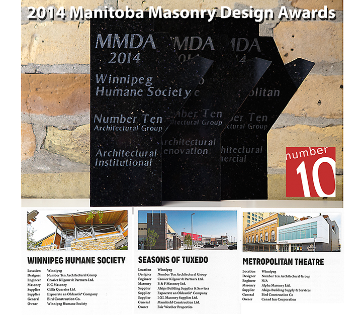 Manitoba Masonry Awards 2014